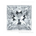 Princess Square VVS Def White Moissanite Stone